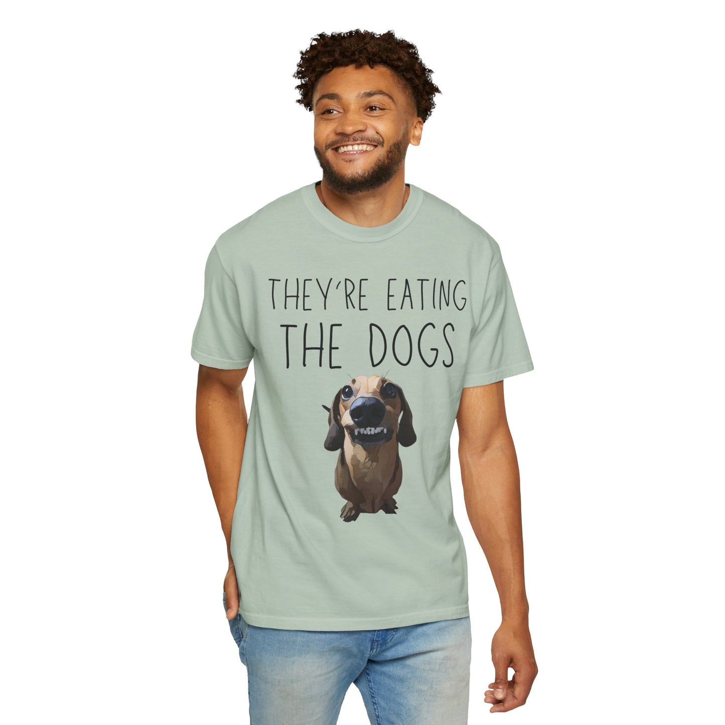 They’re Eating the Dogs! Personalized Dog T-Shirt