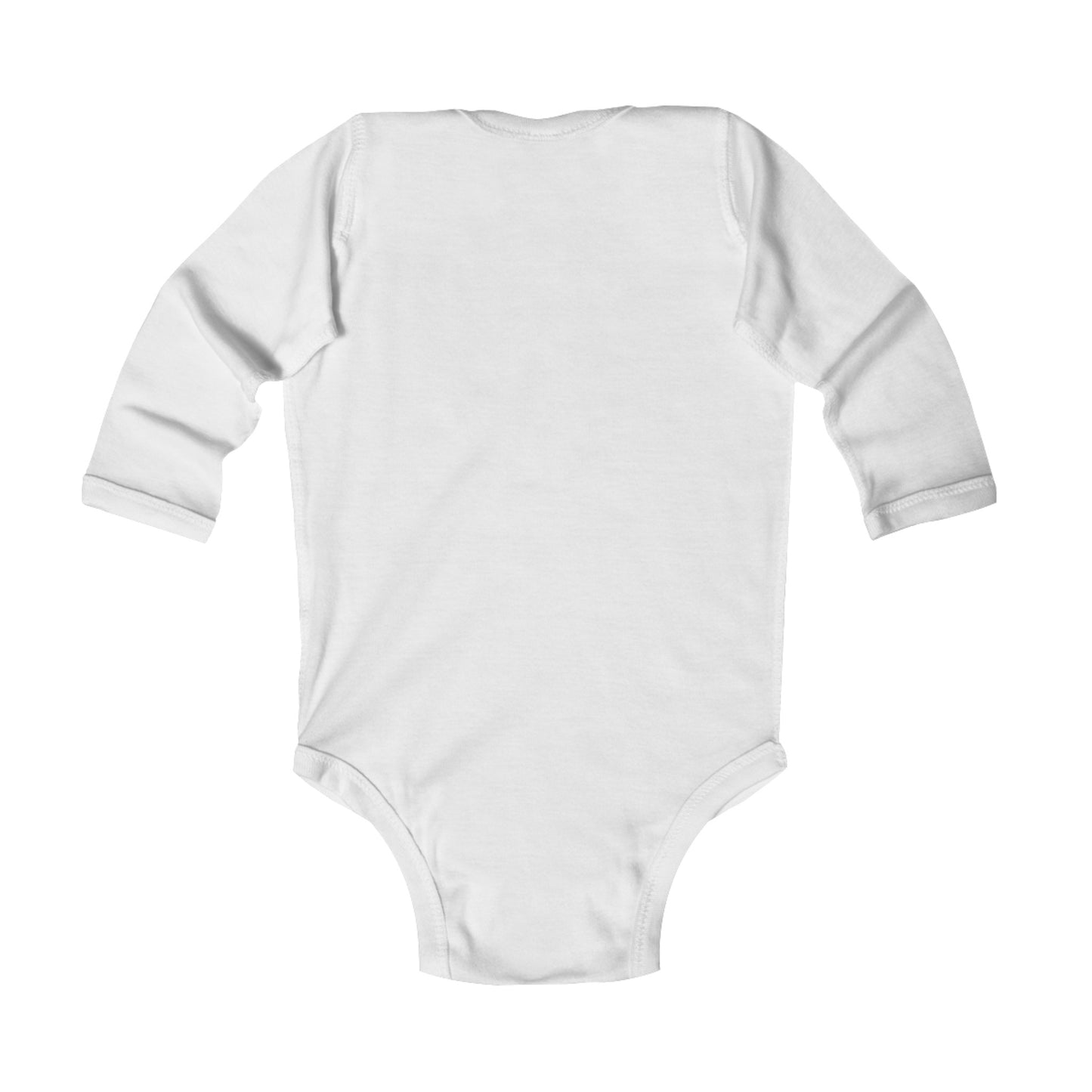 Customized Name Infant Long Sleeve Bodysuit | sage green | nature theme