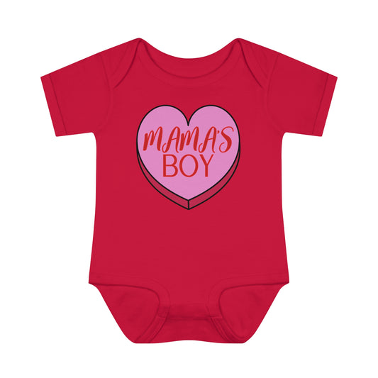 Mama's Boy | Valentine's Outfit for Baby Boy | Infant Bodysuit