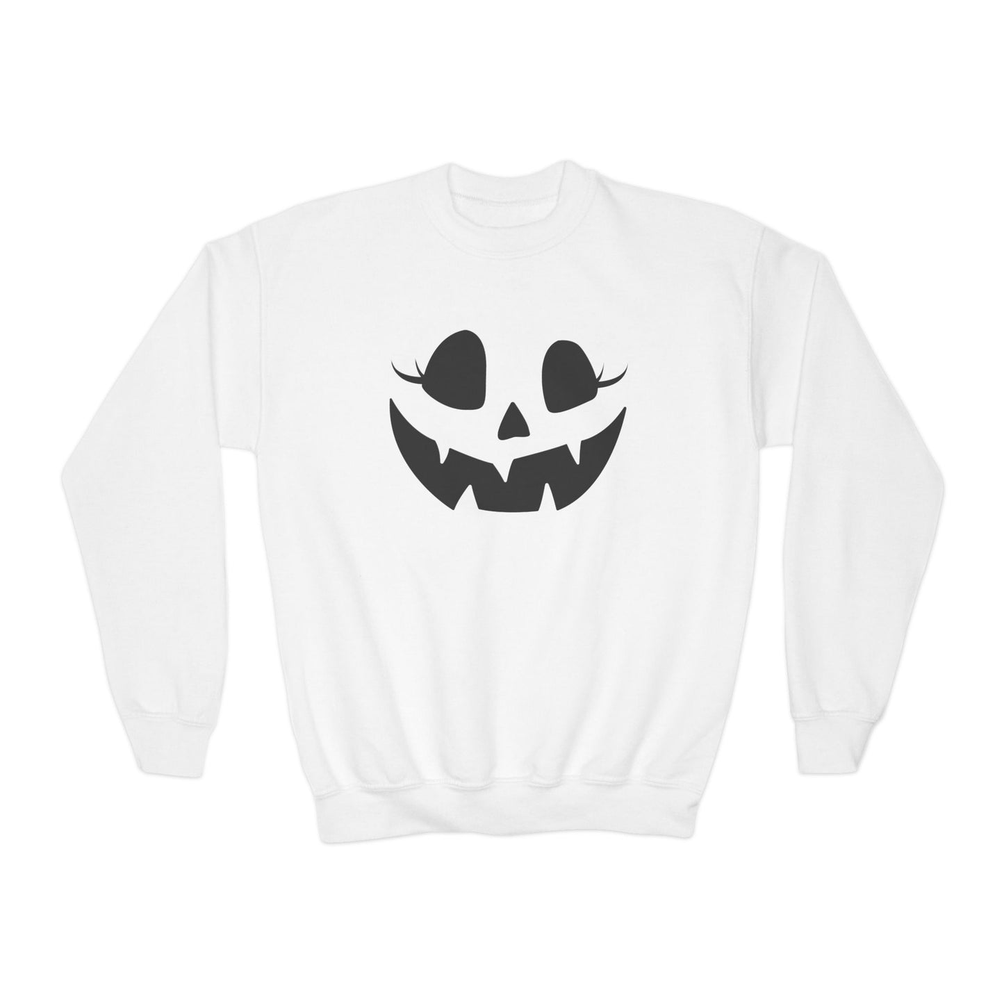 Girly Pumpkin | YOUTH Halloween Sweatshirt