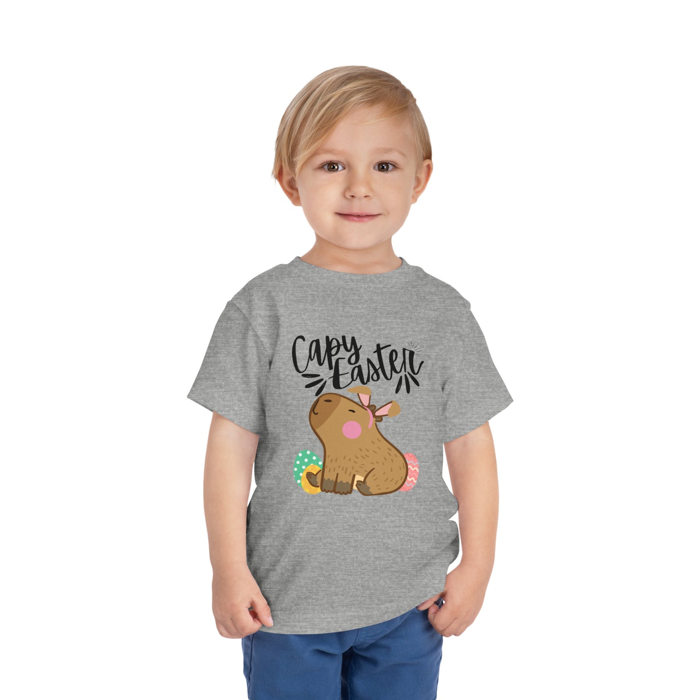 Capy Easter Toddler Tee | Capybara Easter