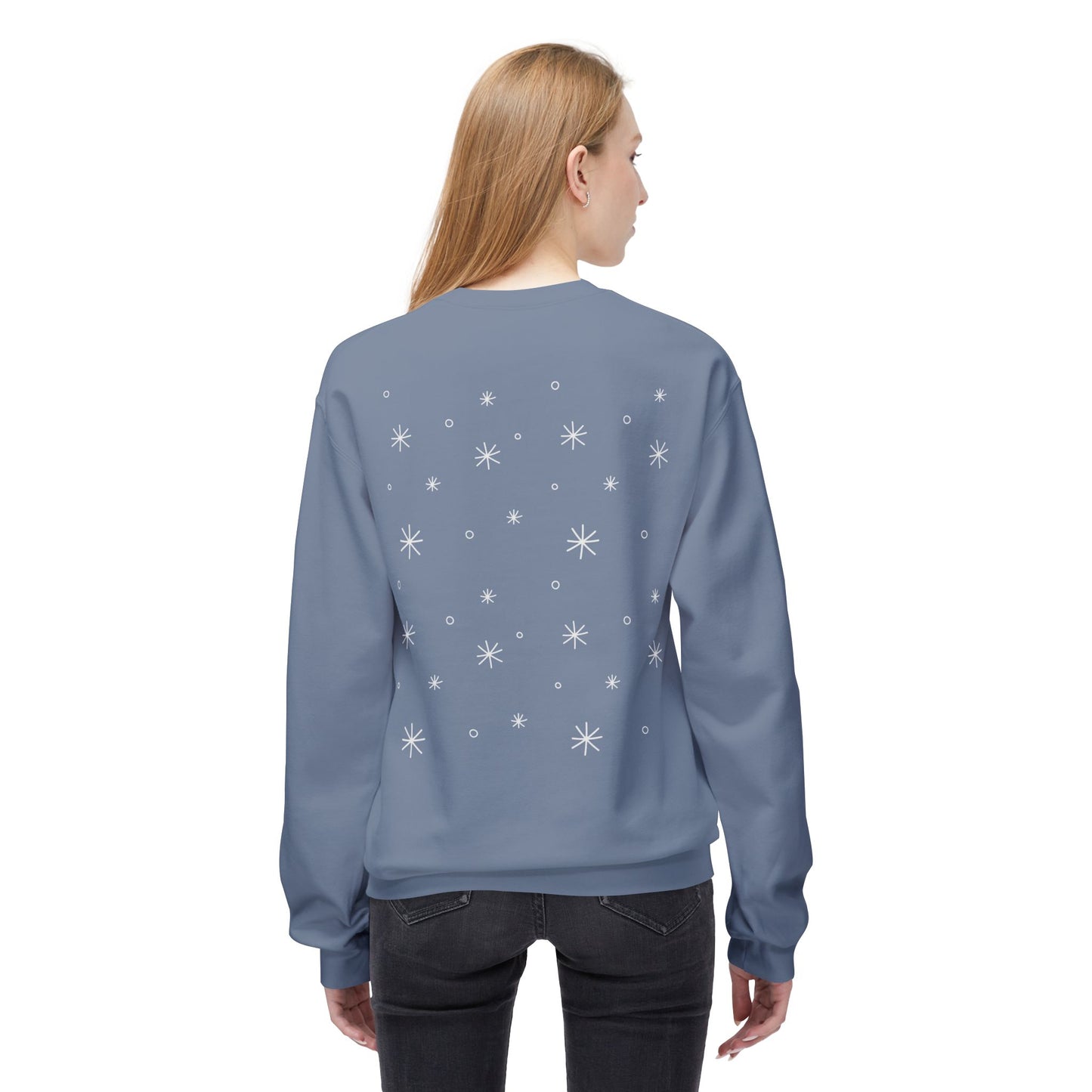 Cozy 'Let It Snow' Fleece Crewneck Sweatshirt