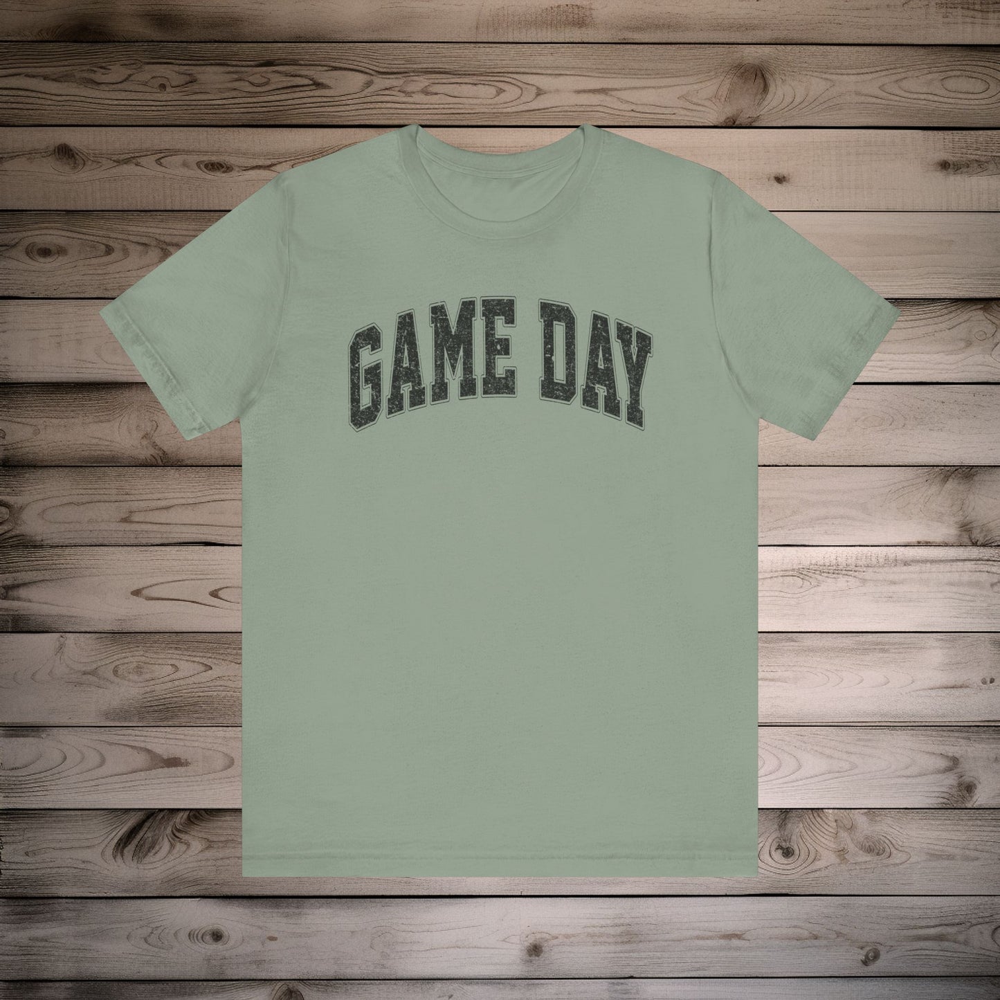 Game Day - Collegiate Font - Unisex Jersey Lightweight Tee