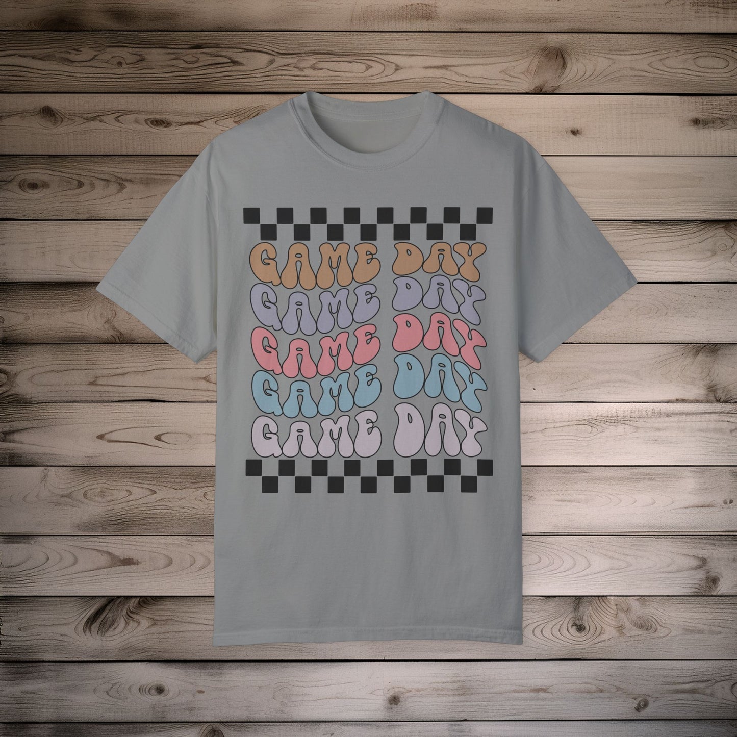 Game Day | Retro Checkers | Unisex Relaxed T-shirt