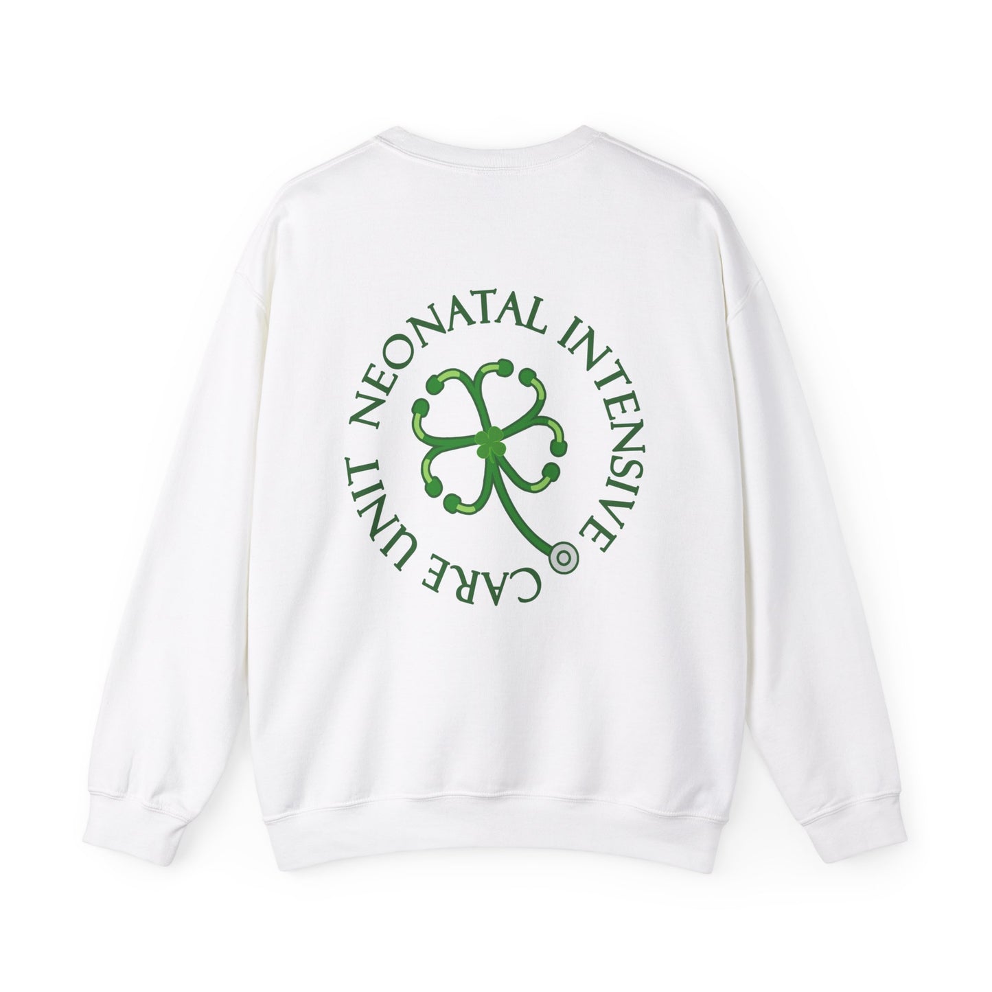 Kiss Me St. Patrick's Day Sweatshirt for NICU Nurse | Shamrock Sweatshirt for NICU RN