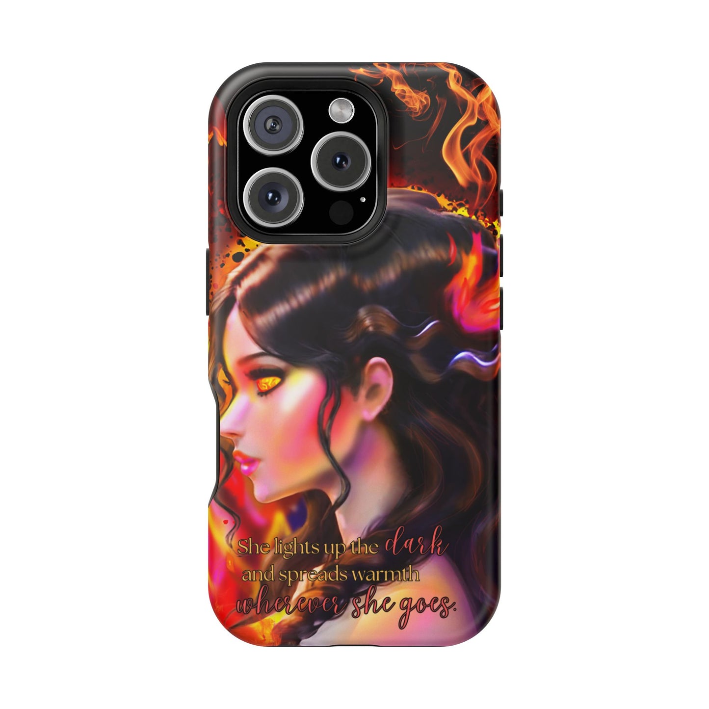 Anime Magnetic Phone Case | Fire Goddess Original Art