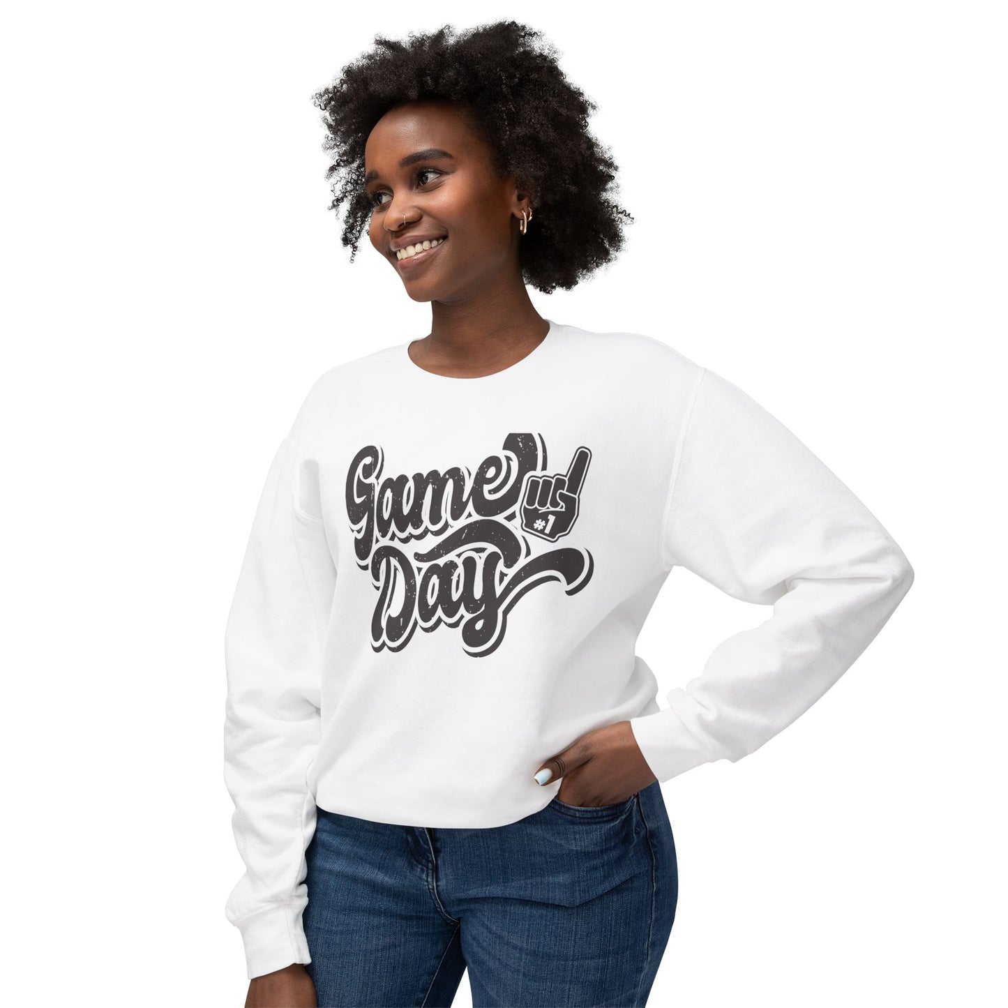 Game Day Vintage | Unisex Lightweight Crewneck Sweatshirt