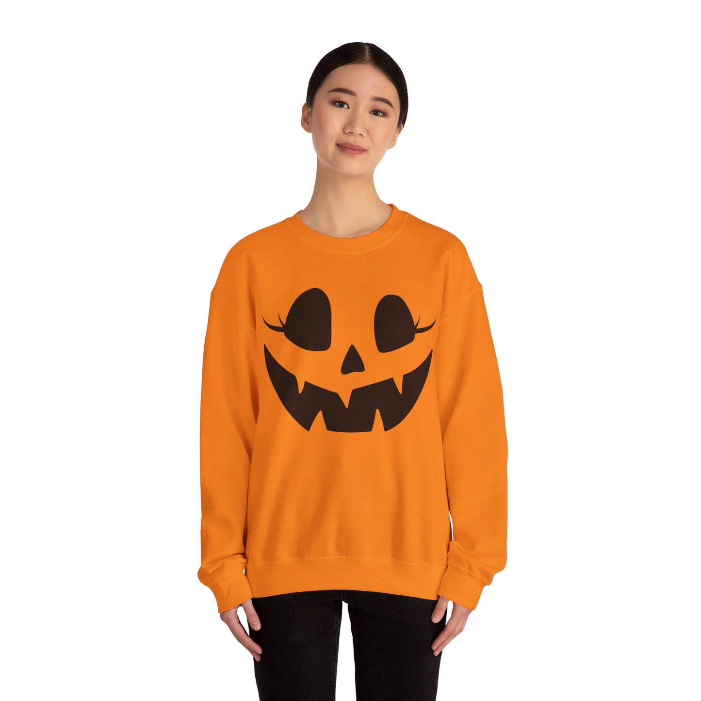 Girly Pumpkin | Adult Unisex Halloween Sweatshirt