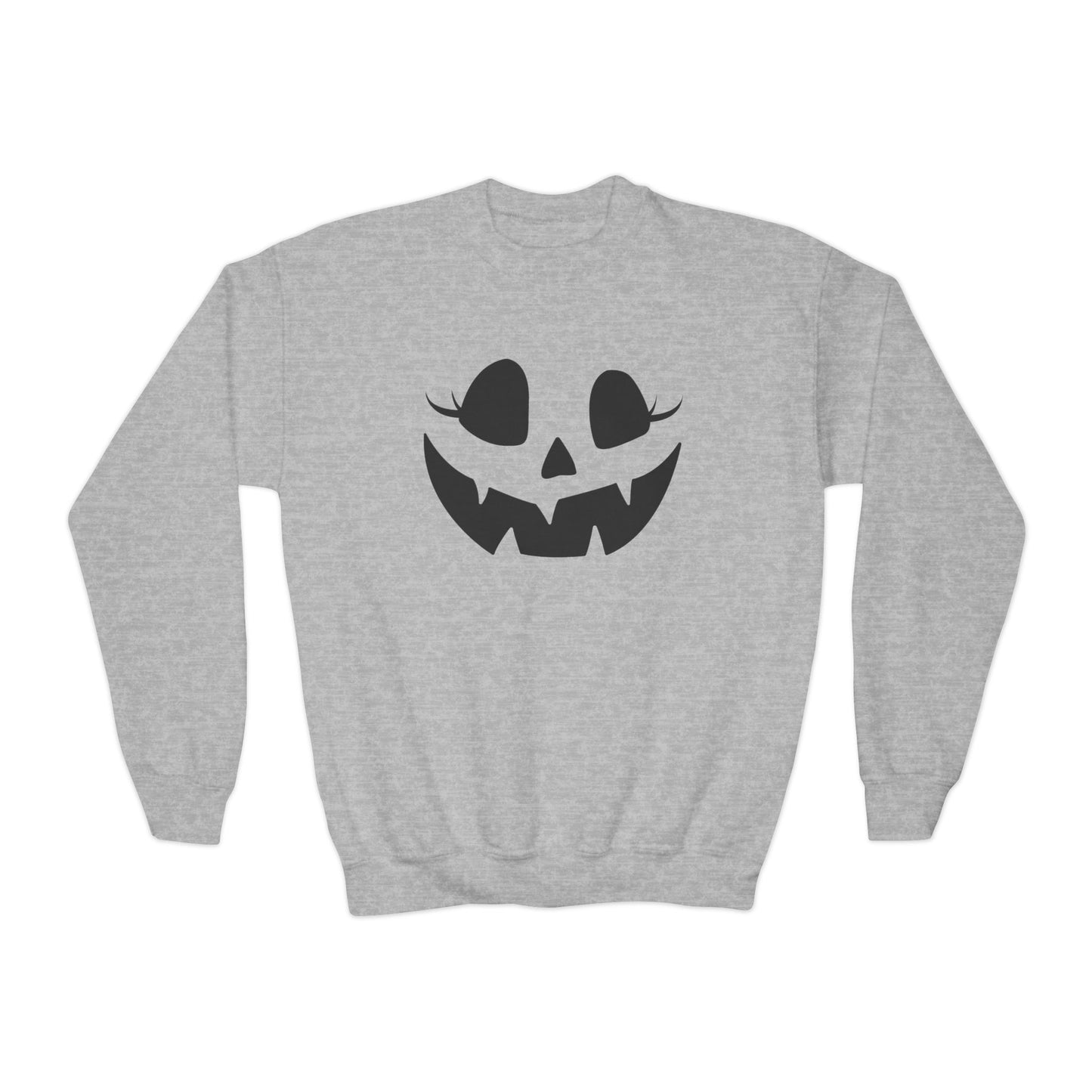 Girly Pumpkin | YOUTH Halloween Sweatshirt