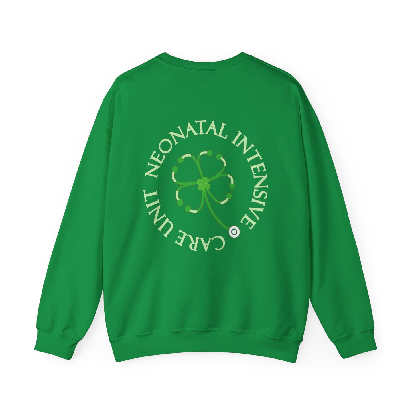 Kiss Me St. Patrick's Day Sweatshirt for NICU Nurse | Shamrock Sweatshirt for NICU RN