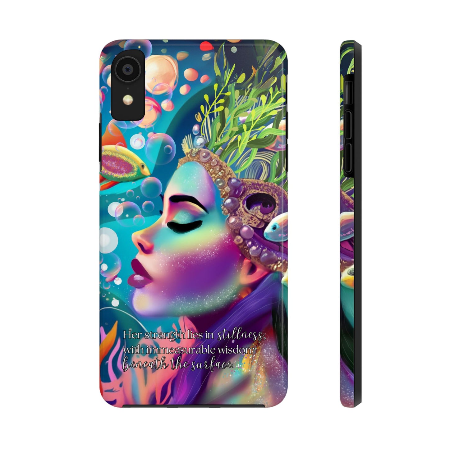 Anime iPhone Case | Water Goddess Original Art | iPhone X, iPhone 11, iPhone 12, iPhone 13, iPhone 14