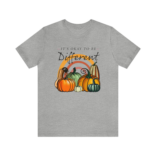 Adult "It's Okay to be Different" - Plant Lover Unisex Jersey Short Sleeve Tee