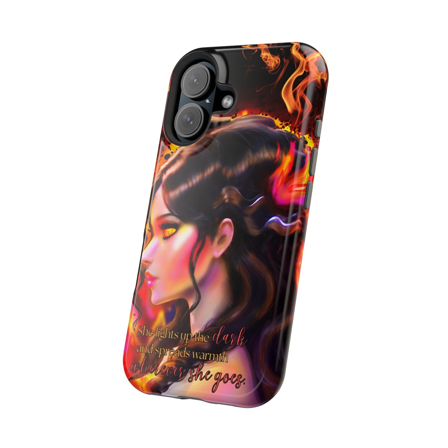 Anime Magnetic Phone Case | Fire Goddess Original Art