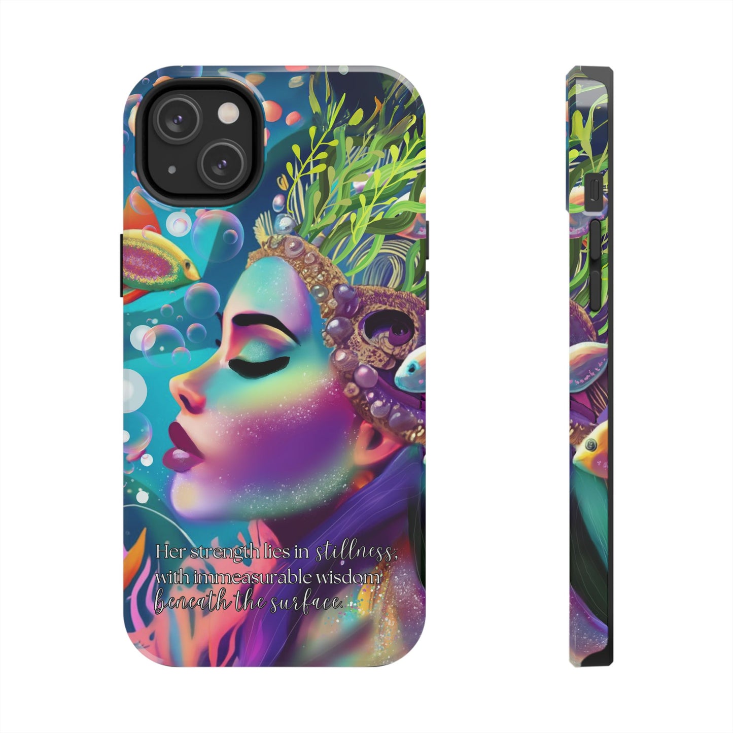 Anime iPhone Case | Water Goddess Original Art | iPhone X, iPhone 11, iPhone 12, iPhone 13, iPhone 14