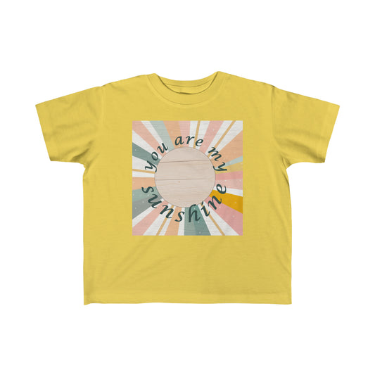"You Are My Sunshine" Fine Jersey Toddler Tee