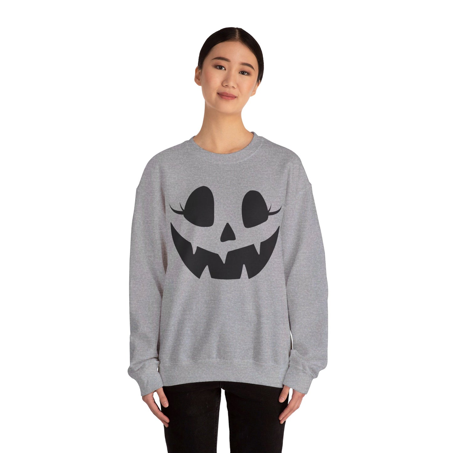 Girly Pumpkin | Adult Unisex Halloween Sweatshirt