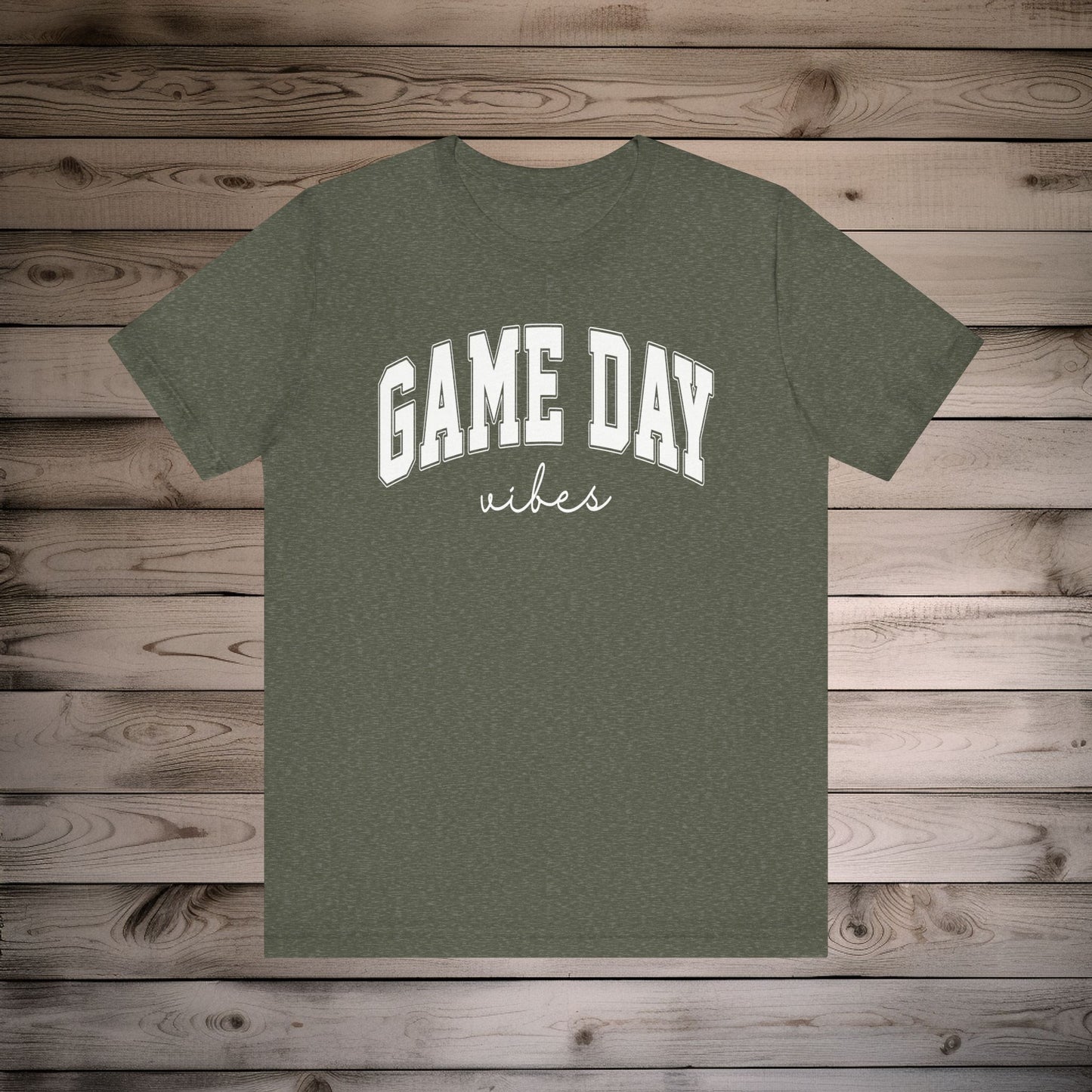 Game Day Vibes - Unisex Jersey Lightweight Tee