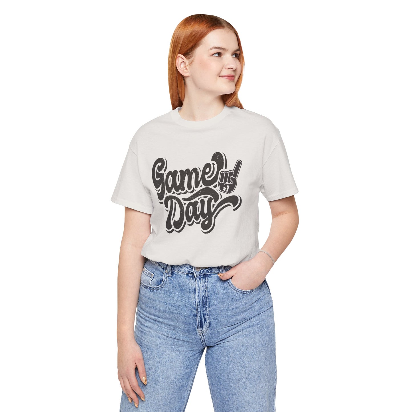 Game Day Vintage #1 Fan - Unisex Jersey Short Sleeve Tee