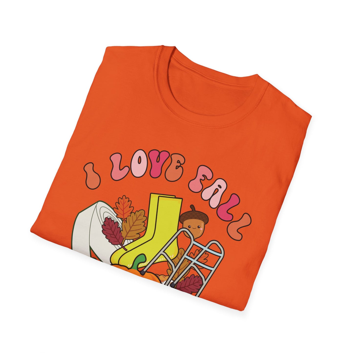 I Love Fall (Prevention) | Fall Shirt for Nurse/PT/OT/Tech