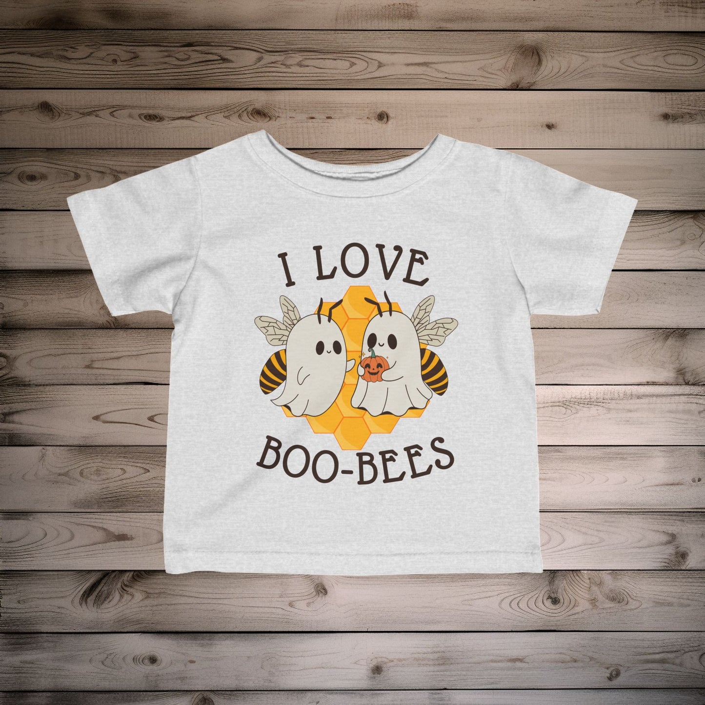 I Love Boo-Bees - Funny Breastfeeding Halloween T-shirt for Baby