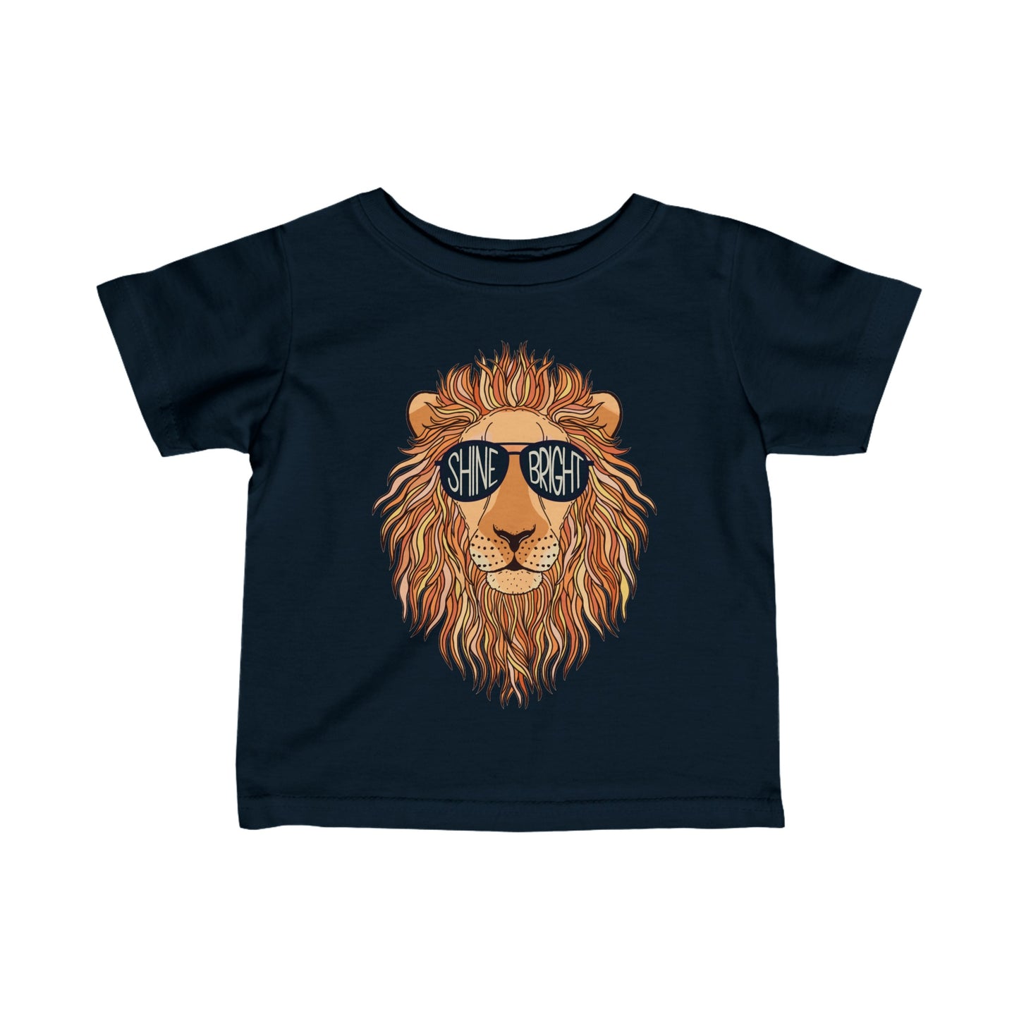 Shine Bright | Lion T-Shirt for Baby | Infant T-Shirt