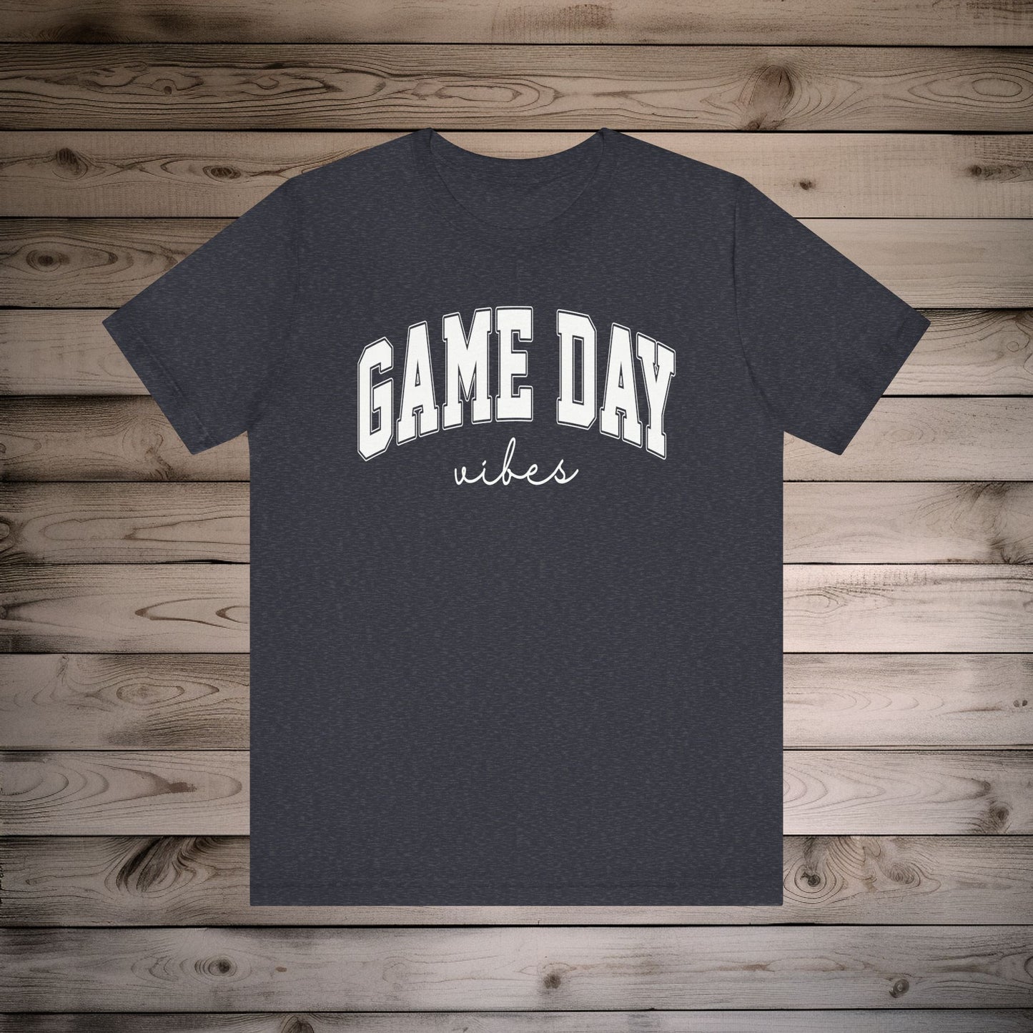 Game Day Vibes - Unisex Jersey Lightweight Tee