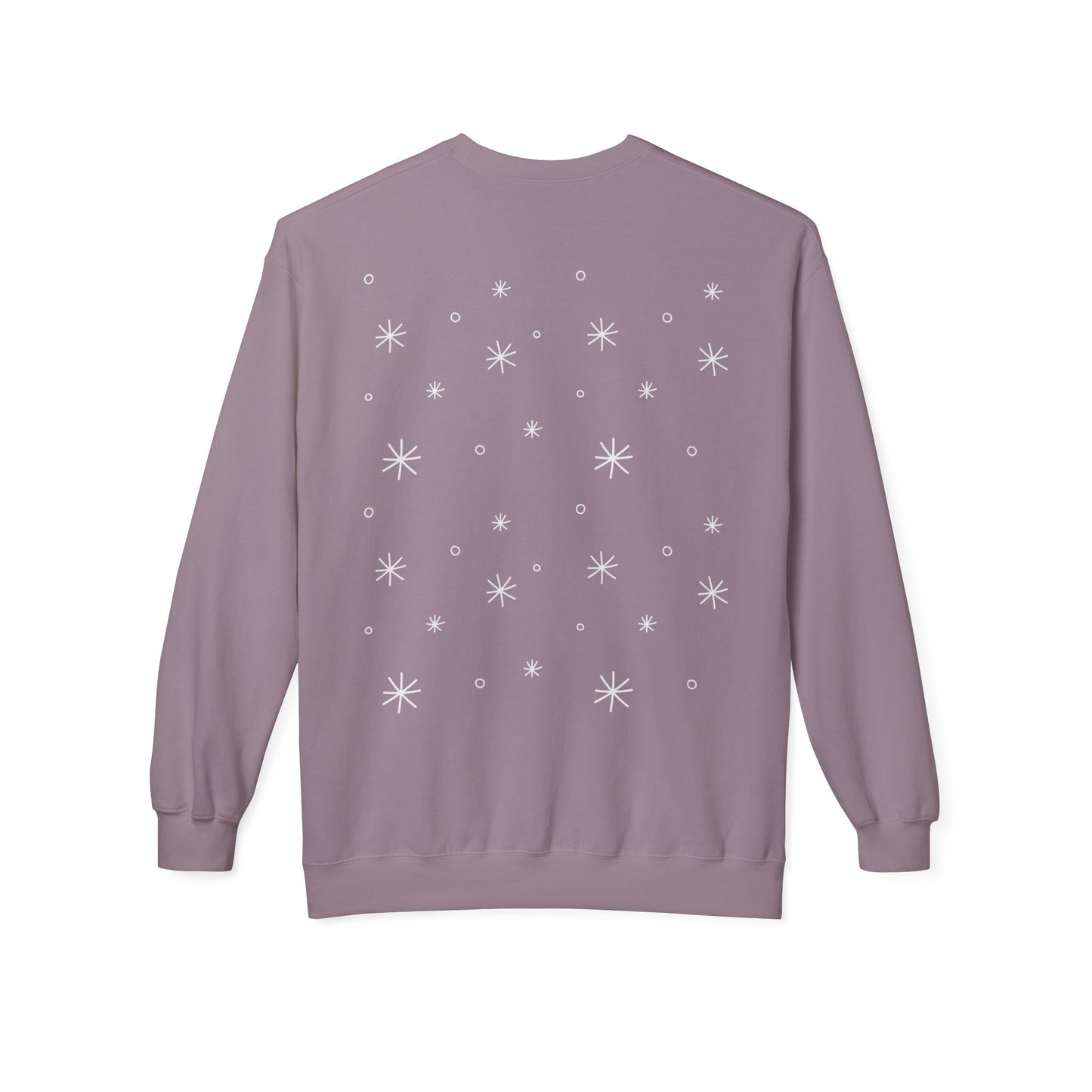 Cozy 'Let It Snow' Fleece Crewneck Sweatshirt