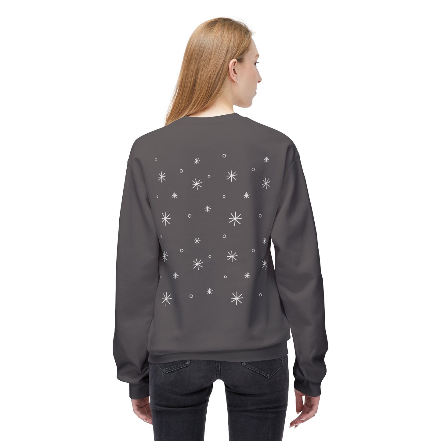 Cozy 'Let It Snow' Fleece Crewneck Sweatshirt