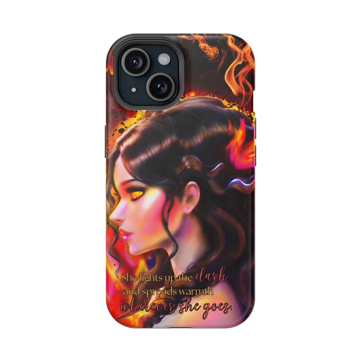 Anime Magnetic Phone Case | Fire Goddess Original Art