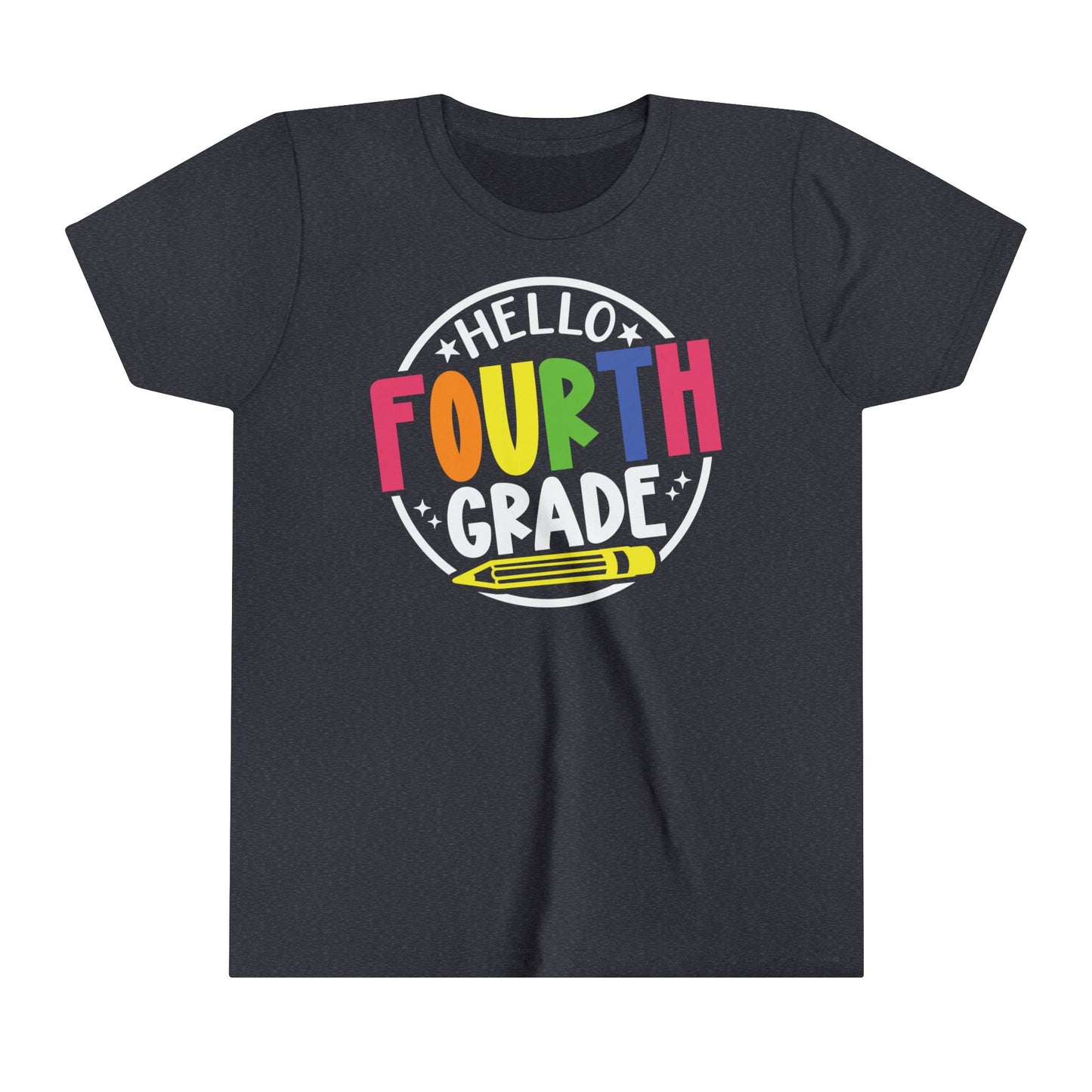 Hello Fourth Grade | Back To School Shirt | First Day Of School T-Shirt