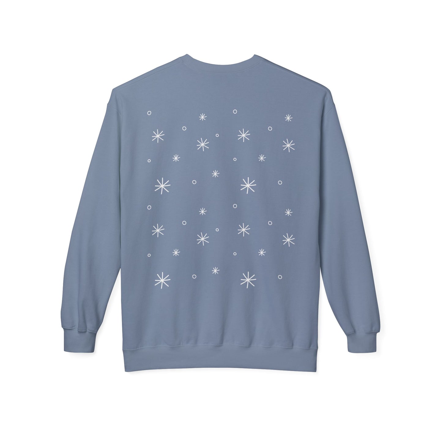 Cozy 'Let It Snow' Fleece Crewneck Sweatshirt