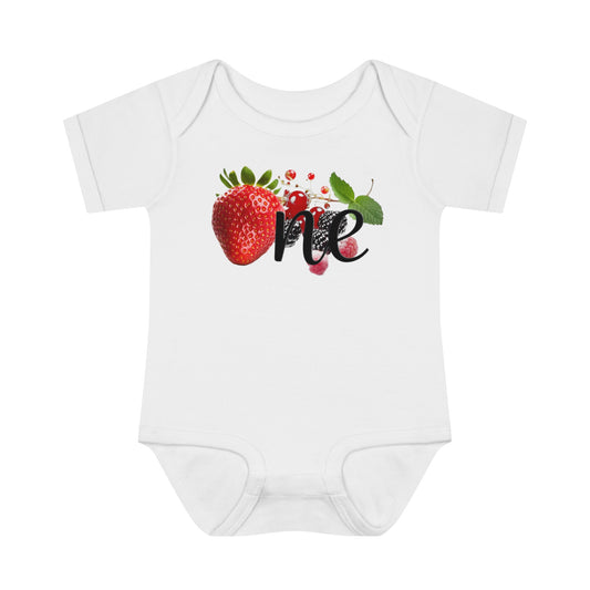 First Birthday Onesie- Berry First "ONE"