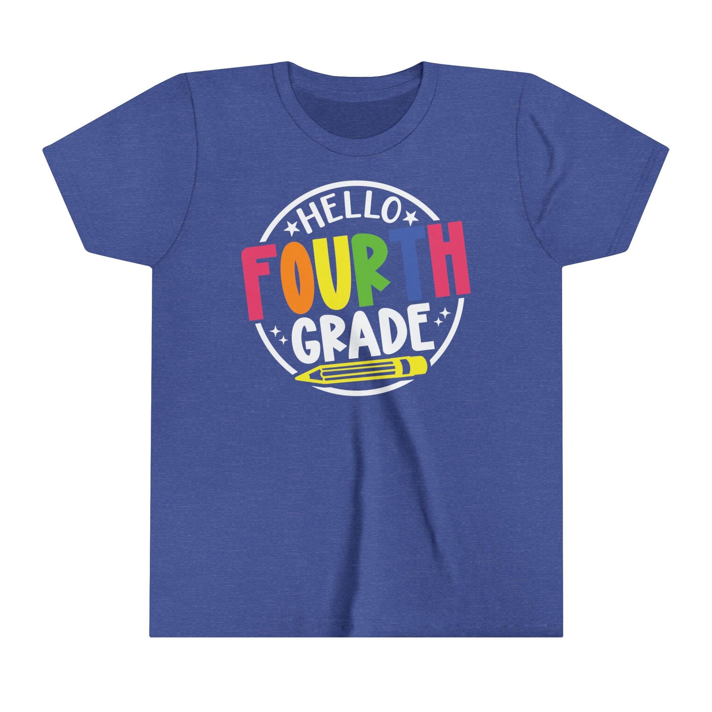 Hello Fourth Grade | Back To School Shirt | First Day Of School T-Shirt