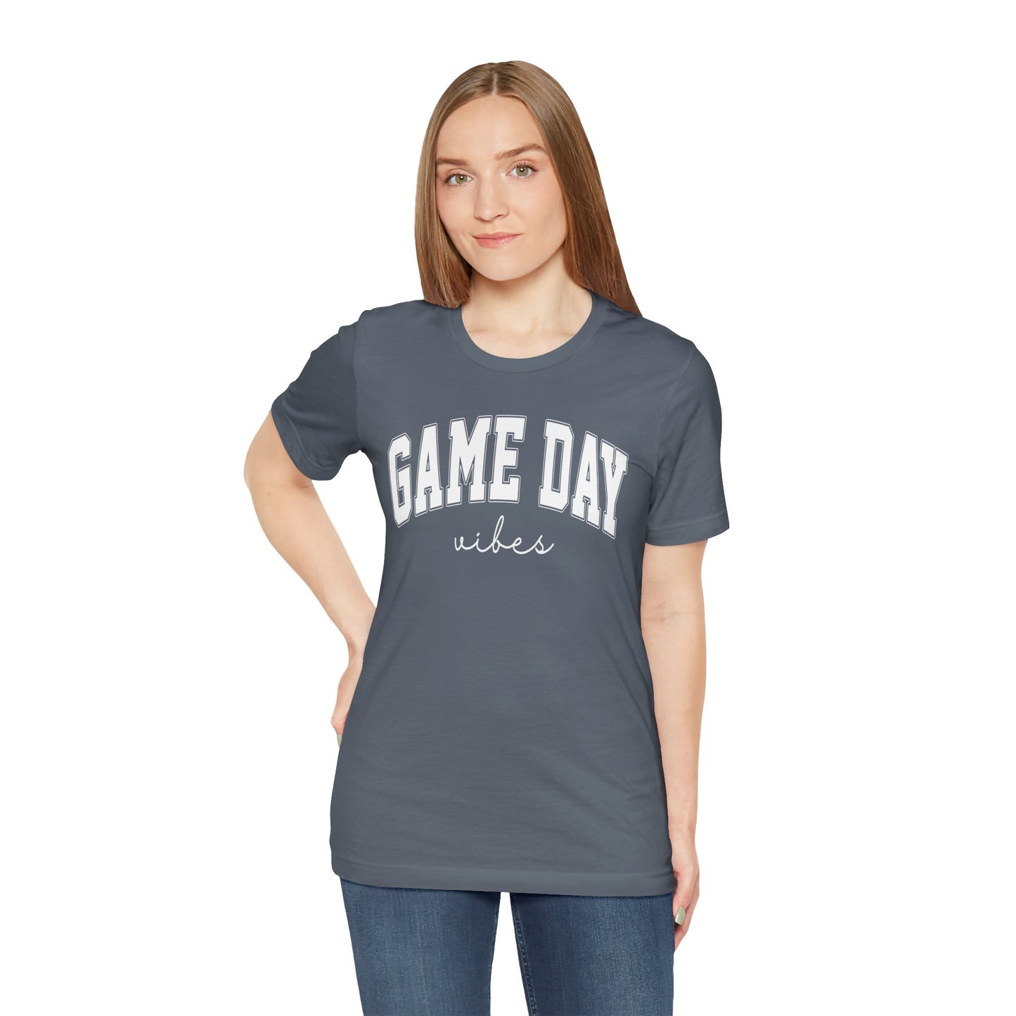 Game Day Vibes - Unisex Jersey Lightweight Tee