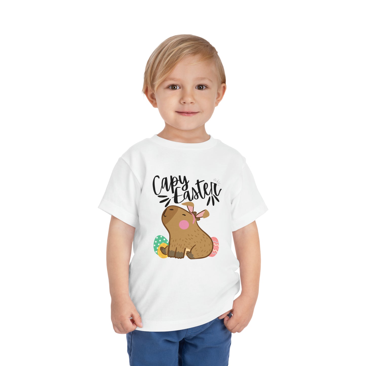 Capy Easter Toddler Tee | Capybara Easter