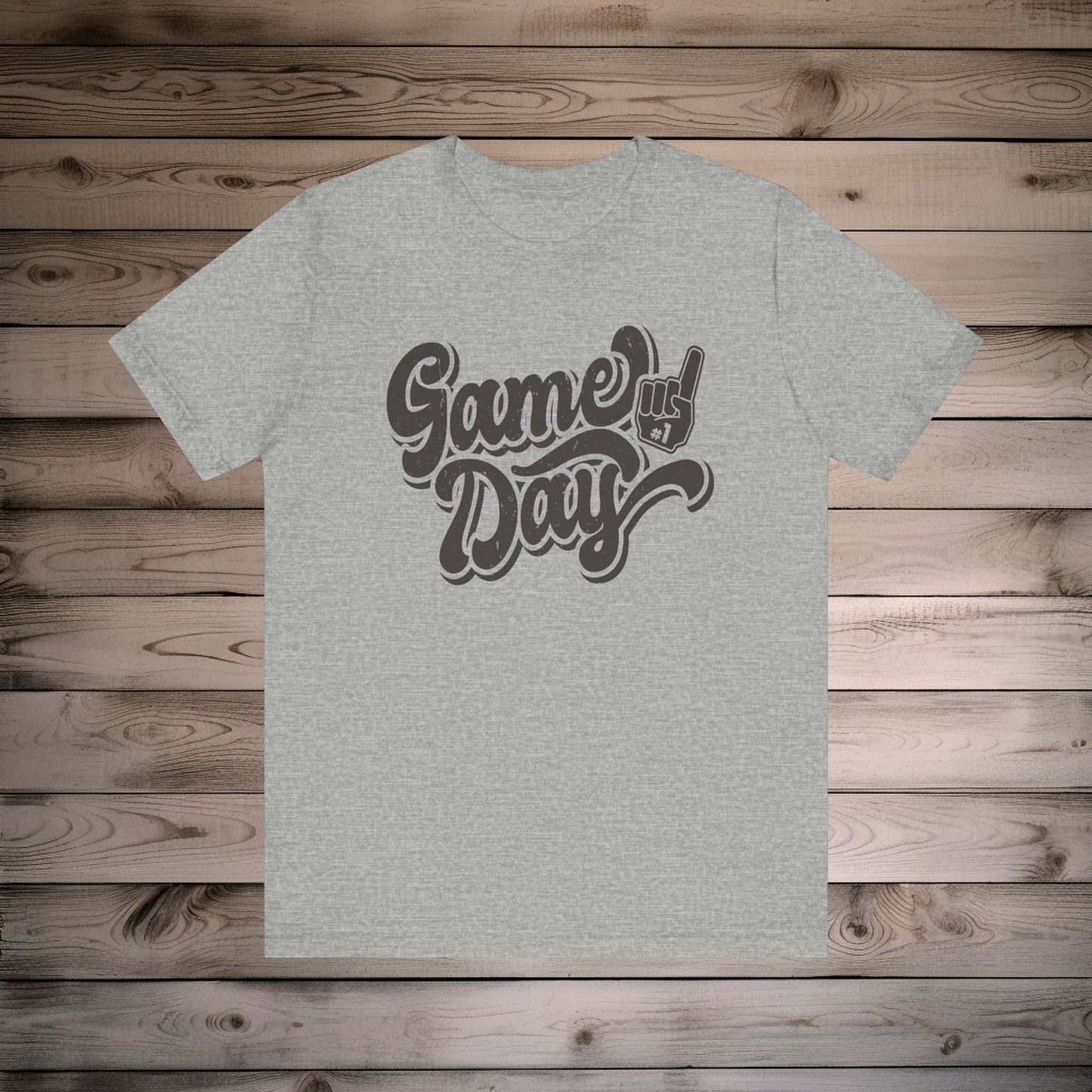 Game Day Vintage #1 Fan - Unisex Jersey Short Sleeve Tee