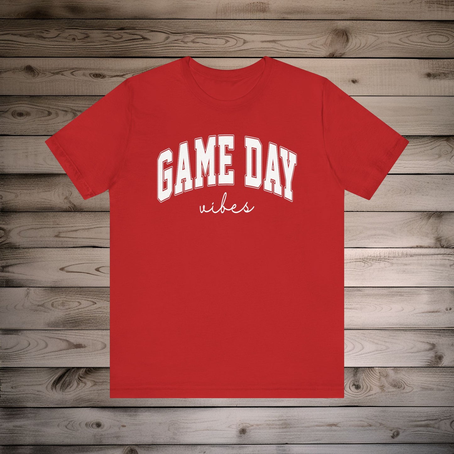 Game Day Vibes - Unisex Jersey Lightweight Tee