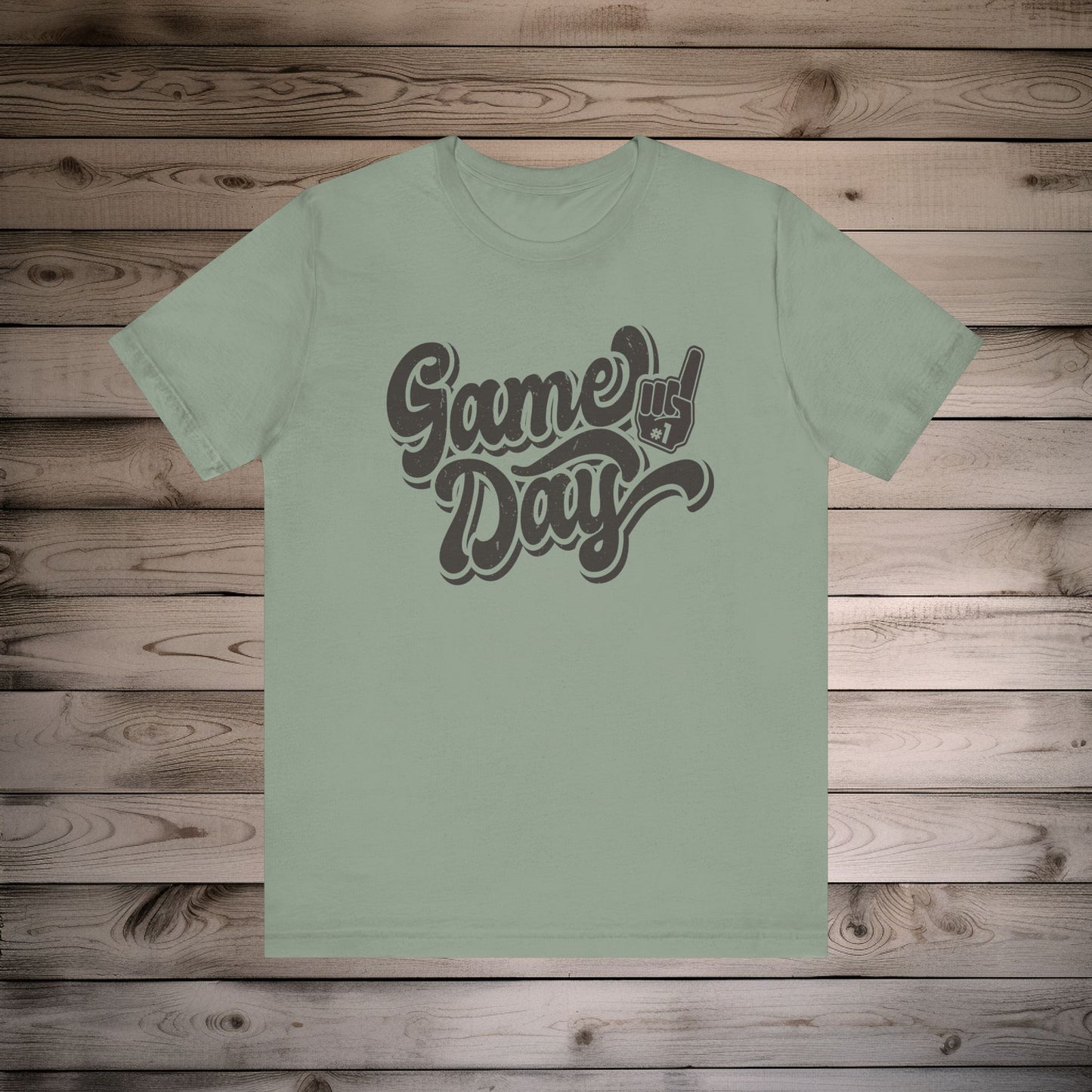 Game Day Vintage #1 Fan - Unisex Jersey Short Sleeve Tee