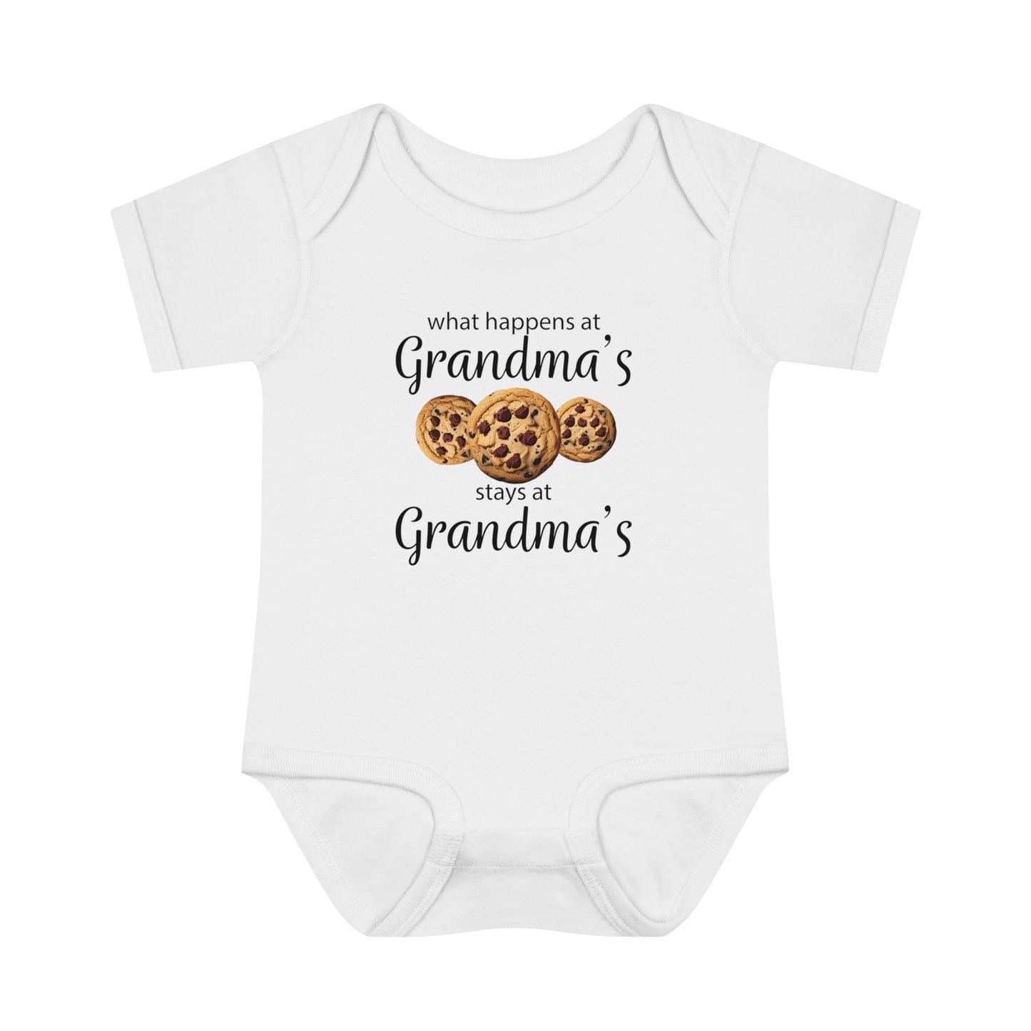 "What Happens At Grandma's" Onesie