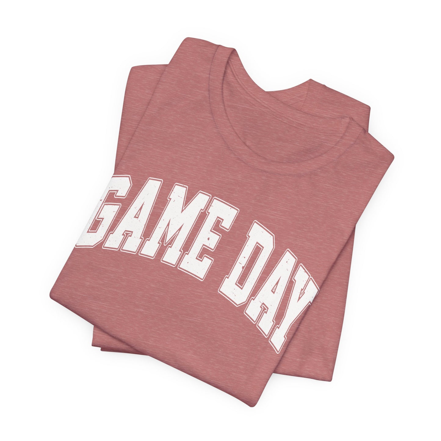 Game Day - Collegiate Font - Unisex Jersey Lightweight Tee