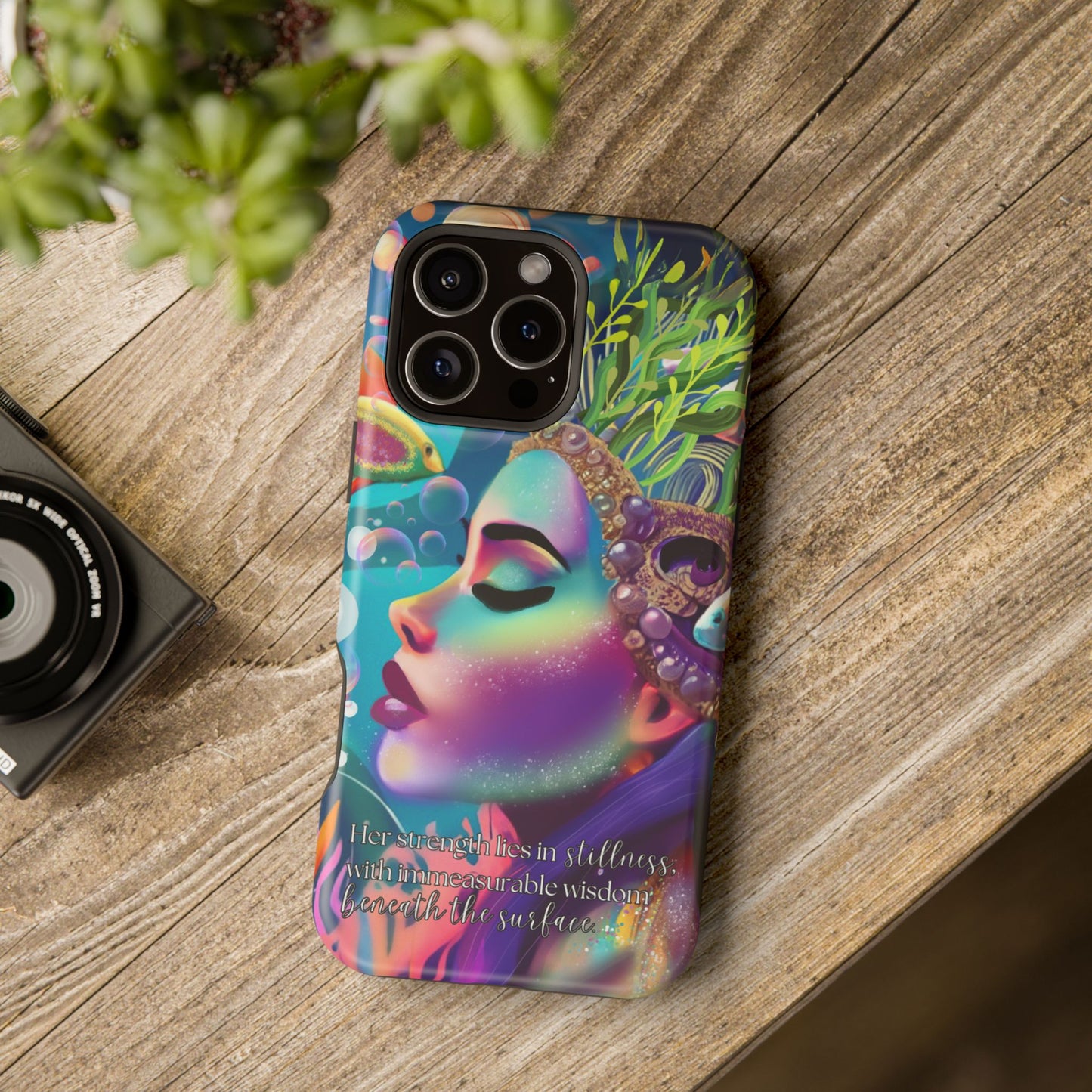 Anime Magnetic Phone Case | Water Goddess Original Art