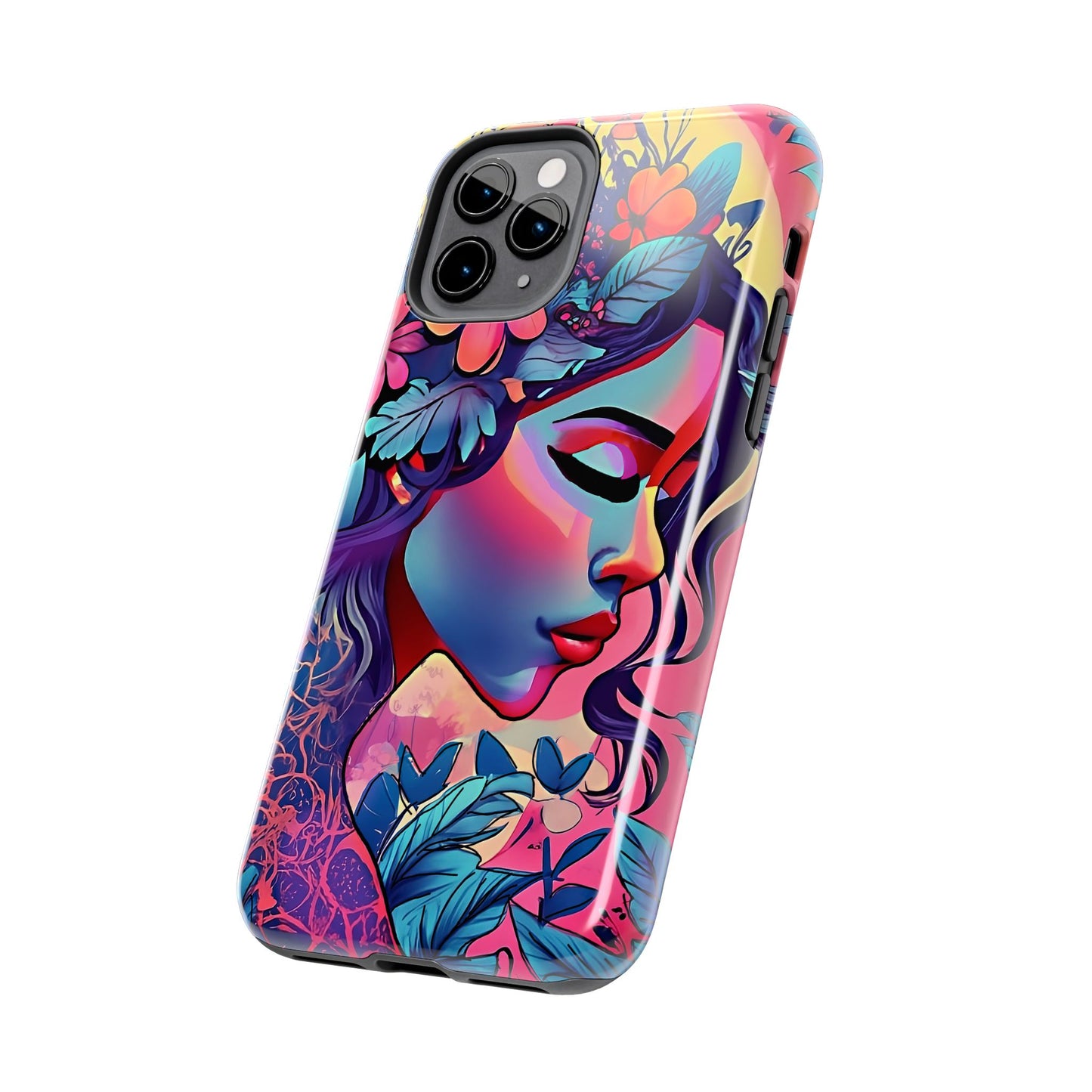 Anime iPhone Case | Water Goddess Original Art | iPhone X, iPhone 11, iPhone 12, iPhone 13, iPhone 14