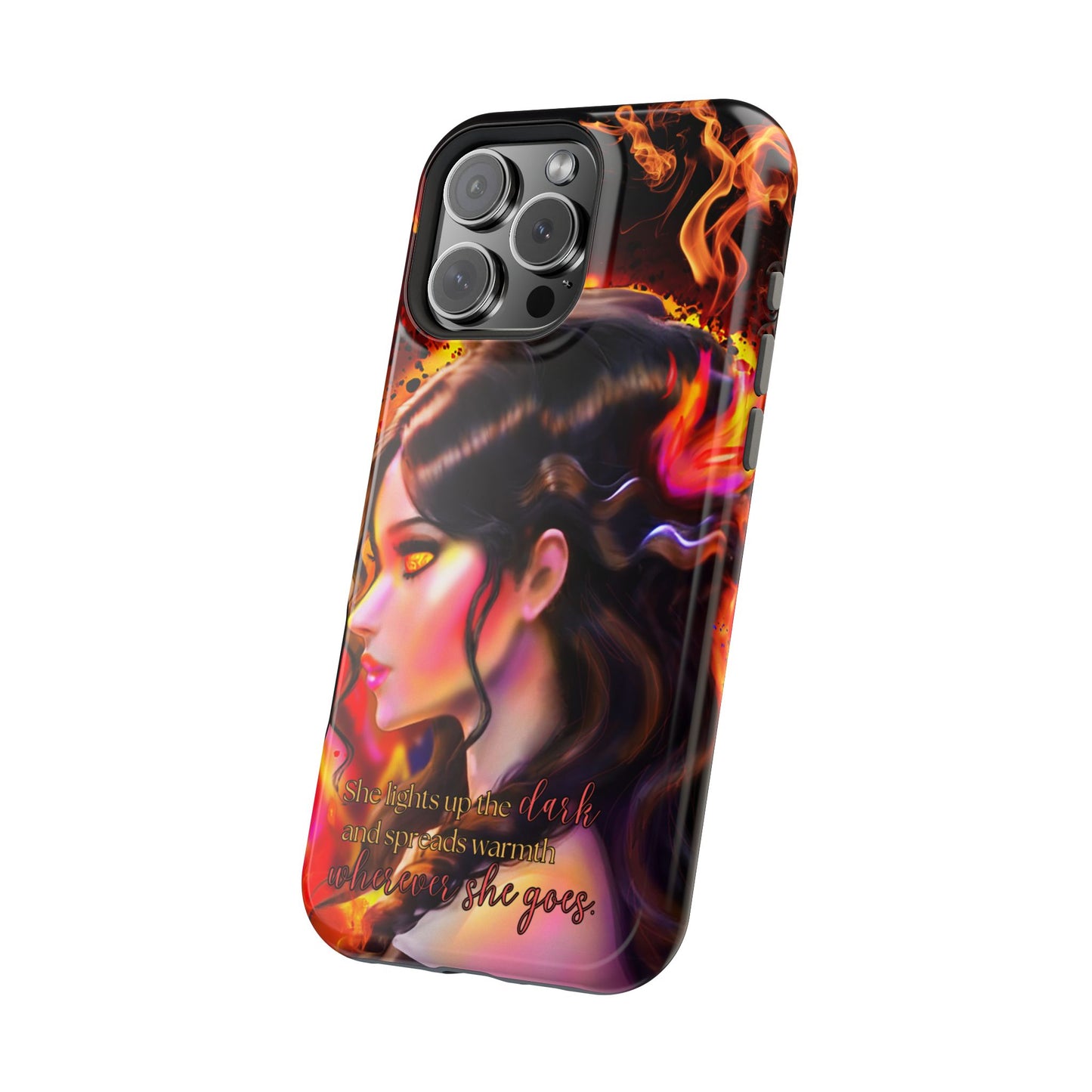 Anime Magnetic Phone Case | Fire Goddess Original Art