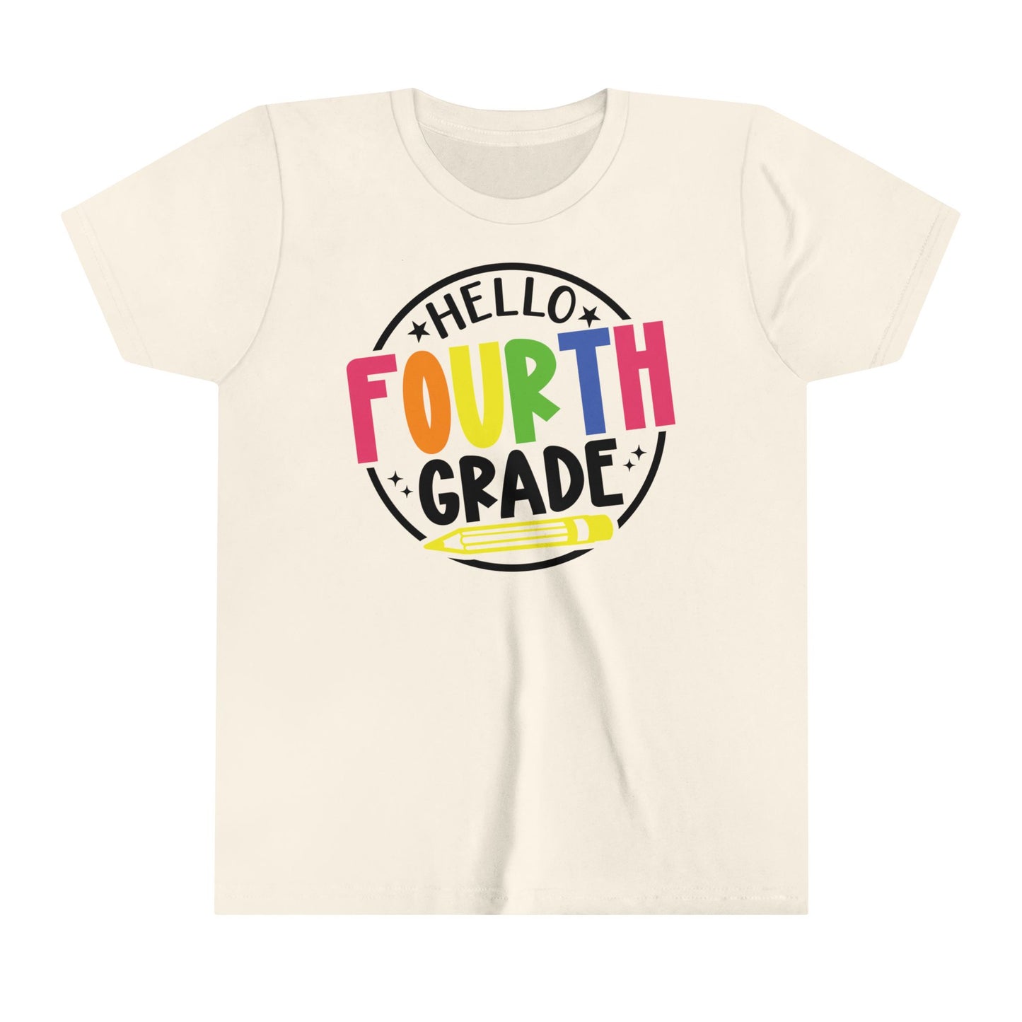 Hello Fourth Grade | Back To School Shirt | First Day Of School T-Shirt