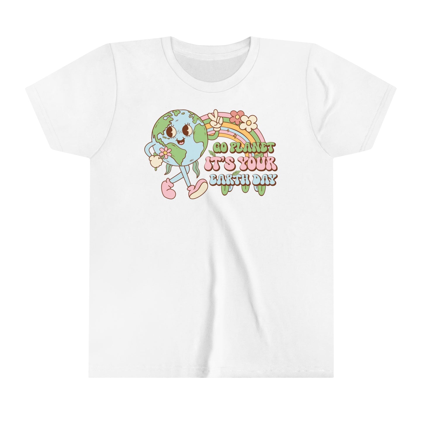 Go Planet, It's Your Earth Day - Earth Day Kid's T-Shirt -Youth Short Sleeve Tee