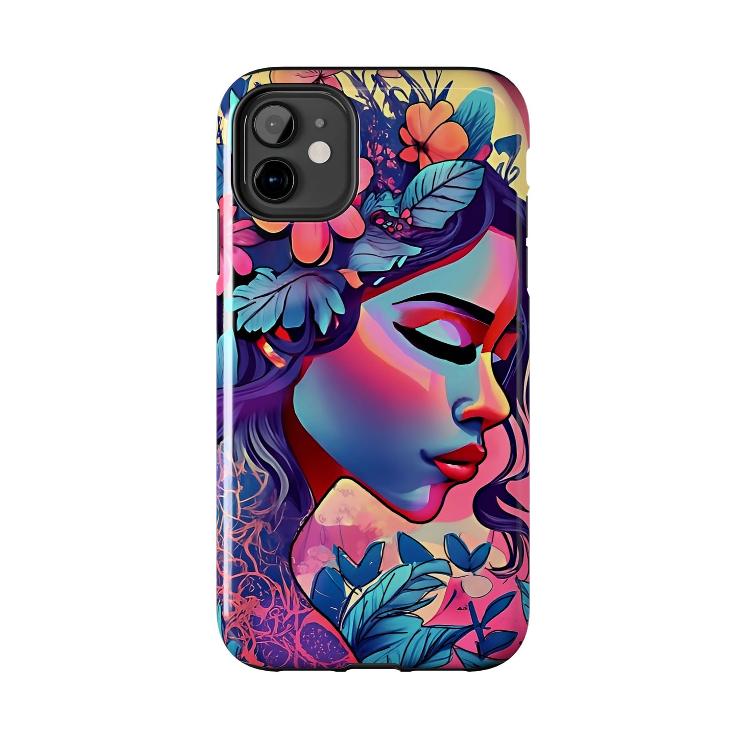 Anime iPhone Case | Water Goddess Original Art | iPhone X, iPhone 11, iPhone 12, iPhone 13, iPhone 14