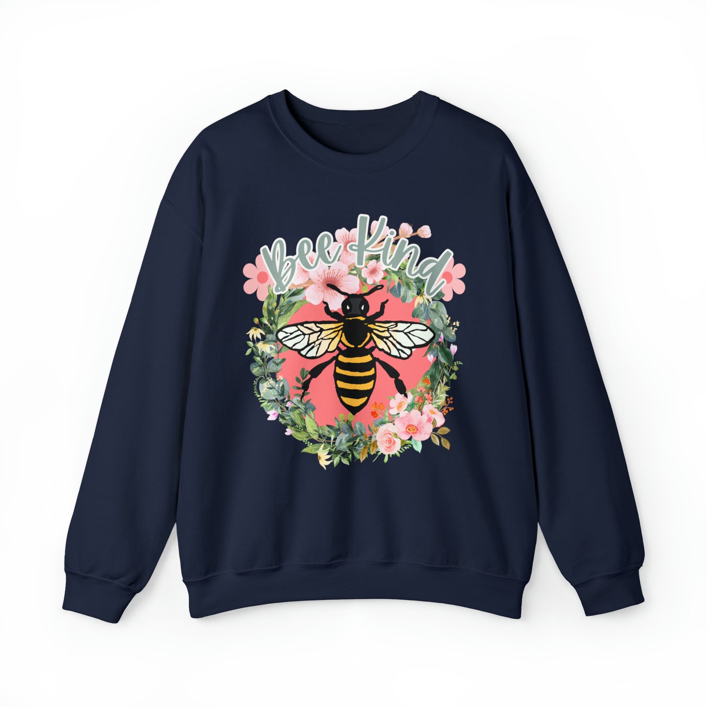 Adult "Bee Kind" Unisex Heavy Blend Crewneck Sweatshirt
