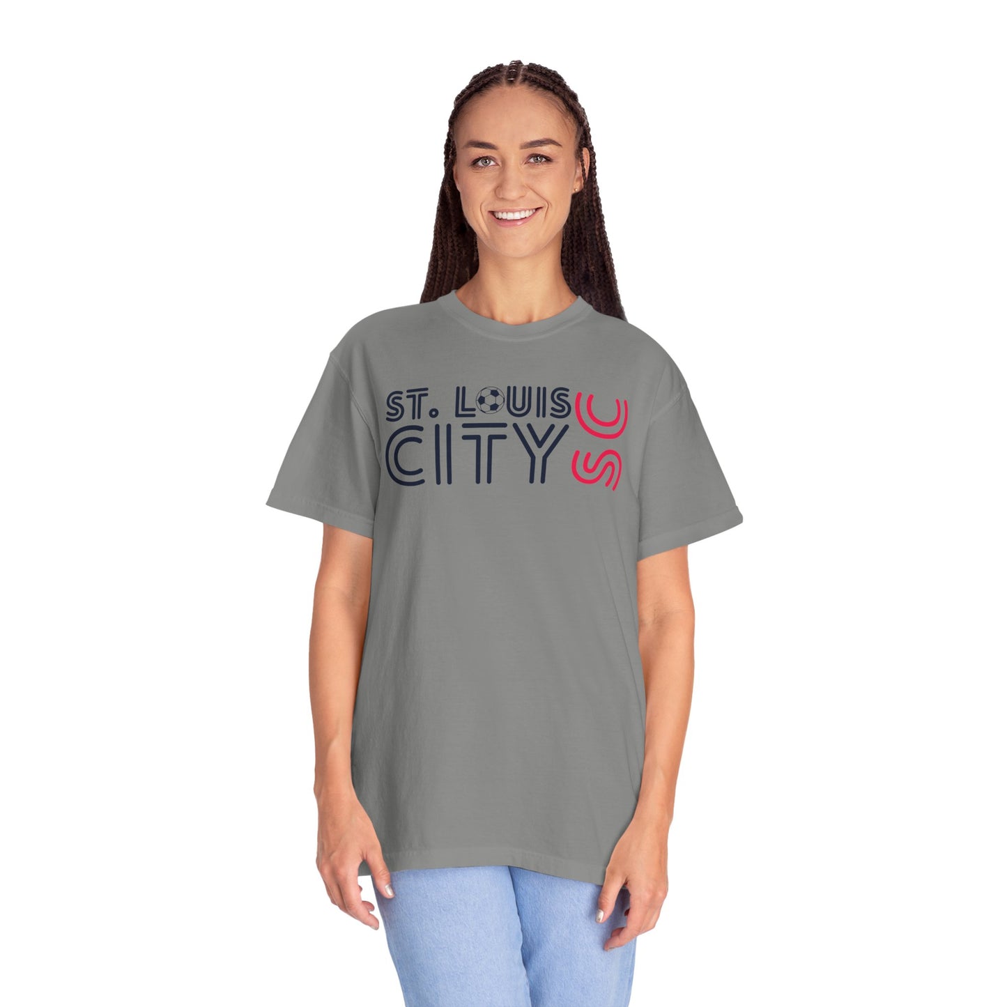 St. Louis City Soccer T-Shirt | Minimalist | Comfort Colors Tee