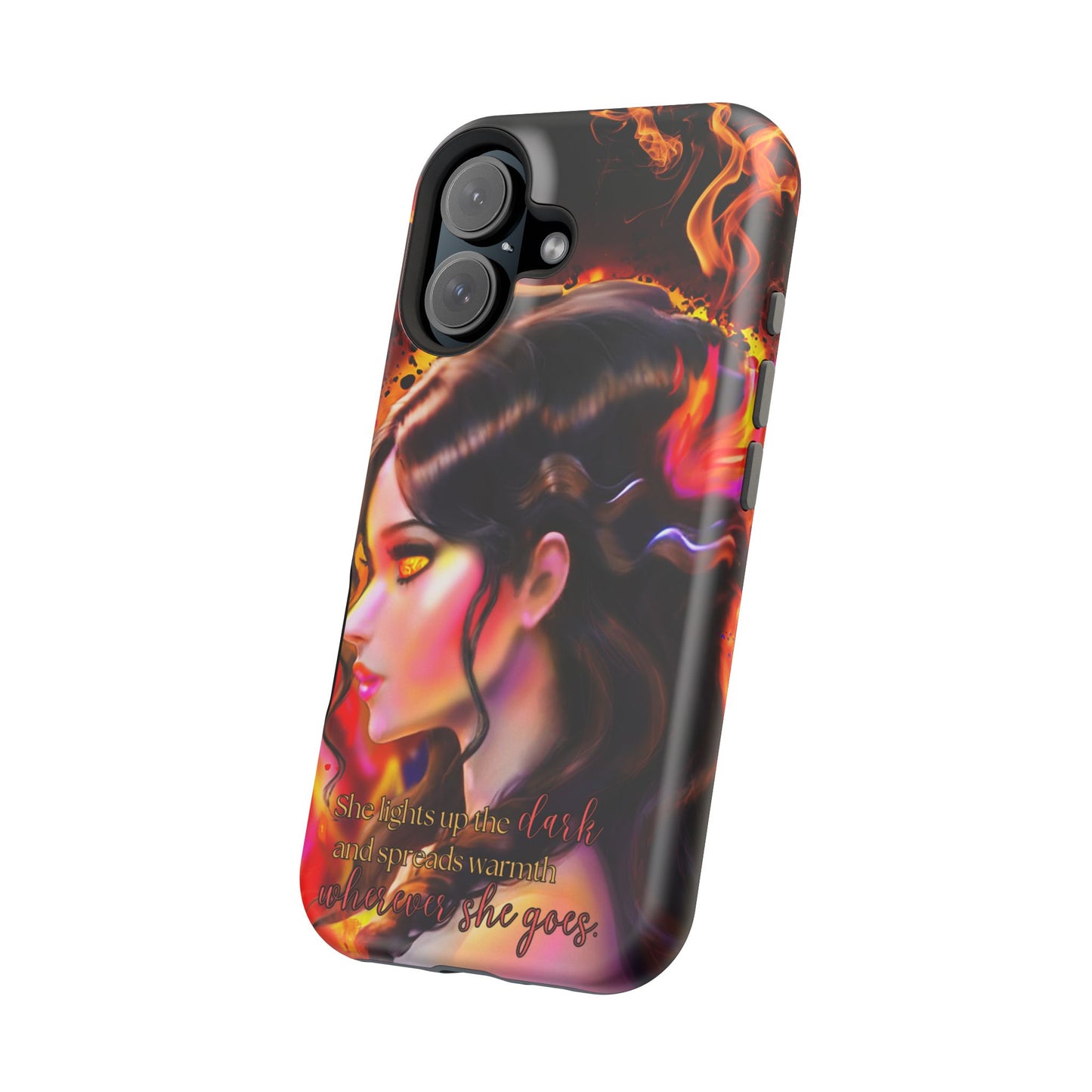 Anime Magnetic Phone Case | Fire Goddess Original Art