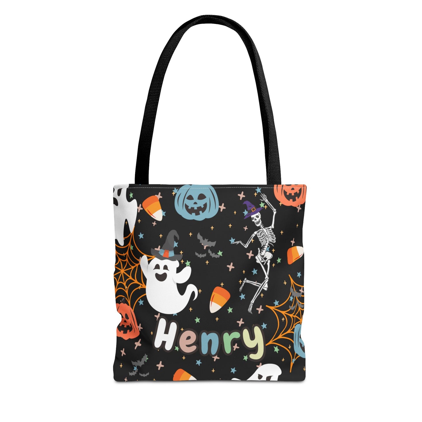 Personalized Name Halloween Treat Bag | Creatures of the Night Dance Party